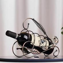 家用红酒杯架酒柜红酒架摆件葡萄酒装饰轻奢高档经典倒挂酒瓶架子