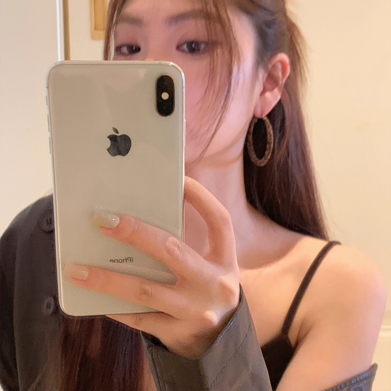 复古豹纹港风圆圈耳环女2025新款爆款时髦夸张耳圈高级感气质耳饰|undefined