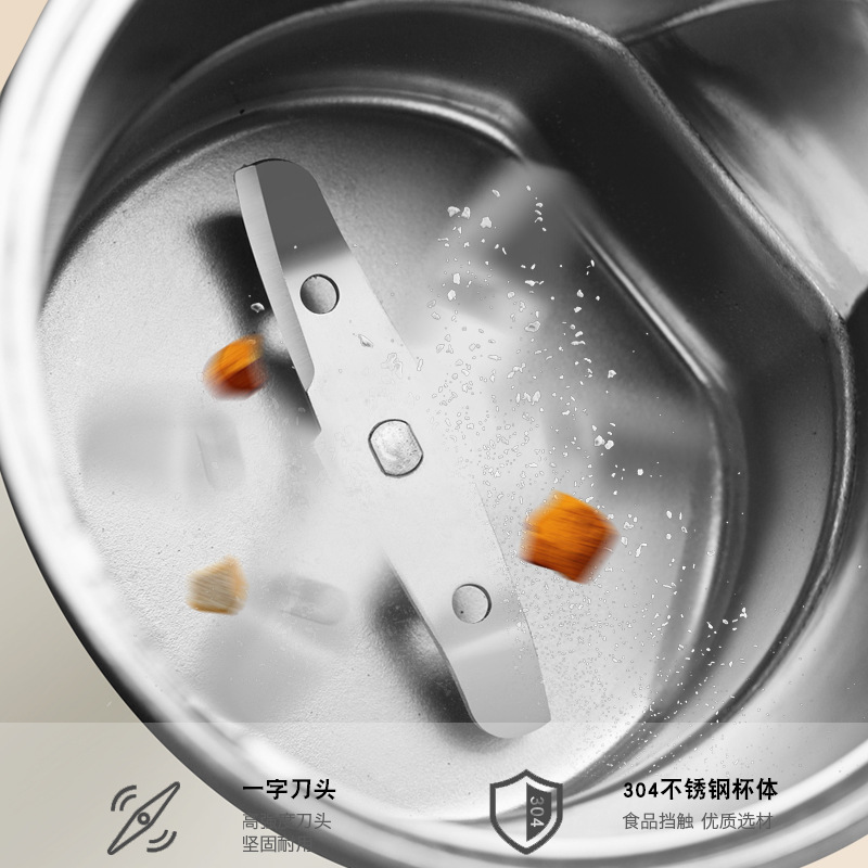 新型電動粉砕機家庭用小型乾湿両用粉砕機五穀雑穀超微細コーヒー豆研磨機|undefined