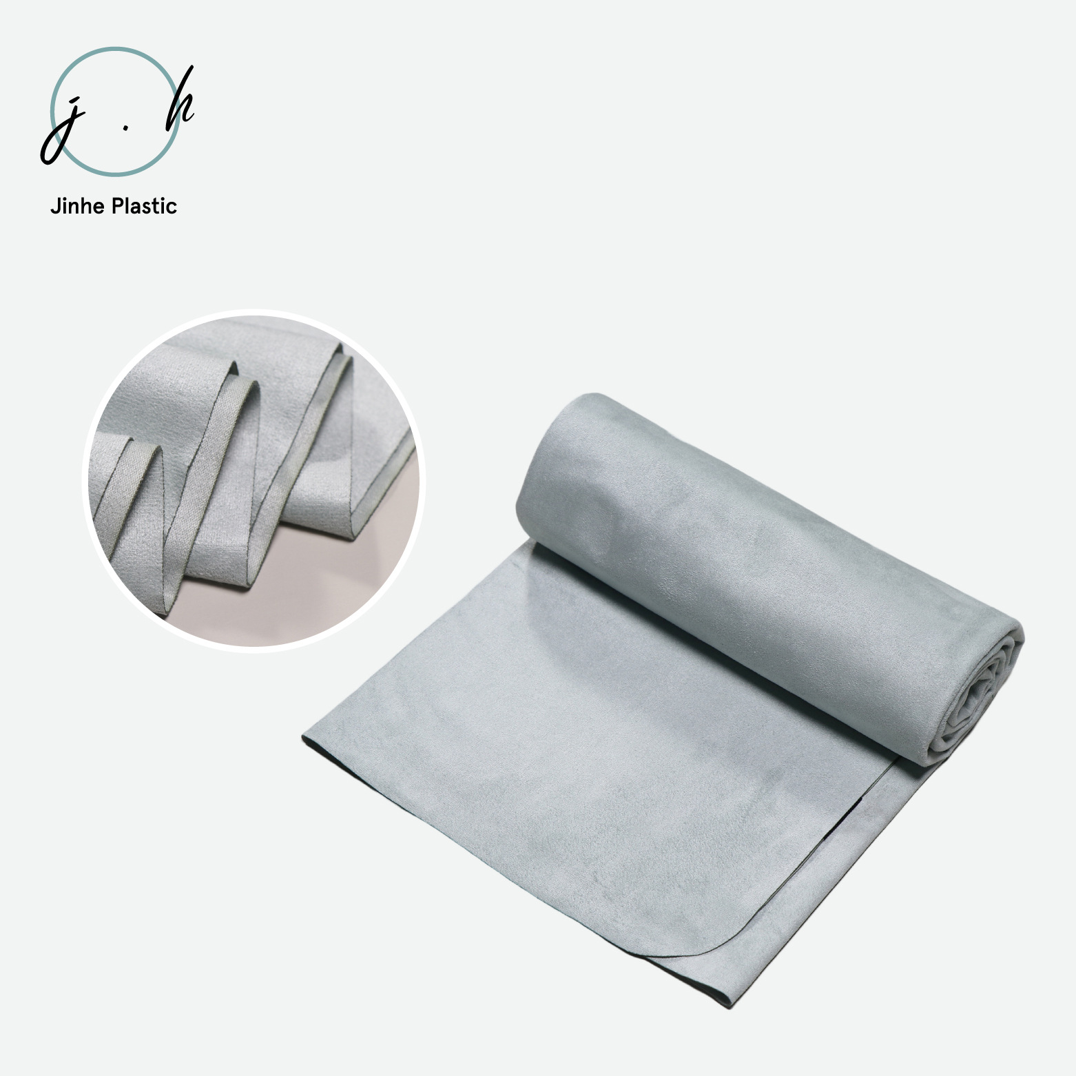 Factory Customized Trademark Enlarged Yoga Auxiliary Supplies Sweat-Absorbent Non-Slip Suede Portable Yoga Towel