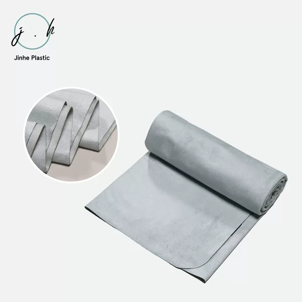 Factory Customized Trademark Enlarged Yoga Auxiliary Supplies Sweat-Absorbent Non-Slip Suede Portable Yoga Towel