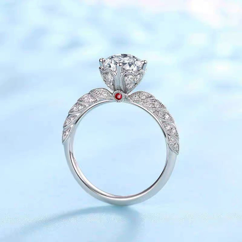 One size ring, platinum 950 sample