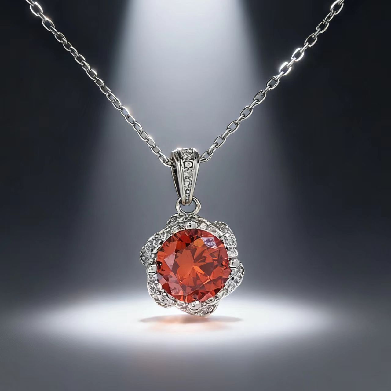 Oval Cz Engagement Ring And Stackable Ring Set In Sterling Silver_voghion.com
