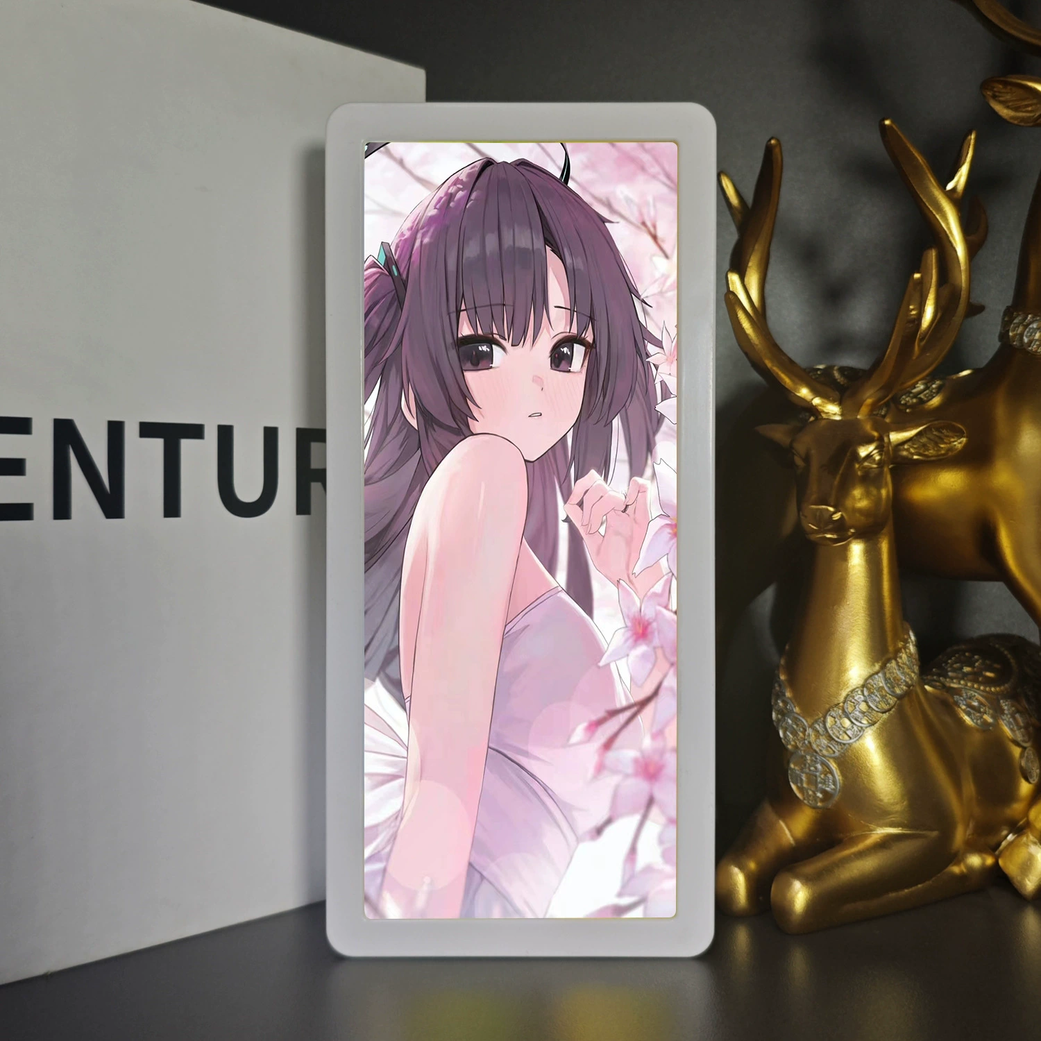 Rectangular lamp, night light for bed, Birthday gift