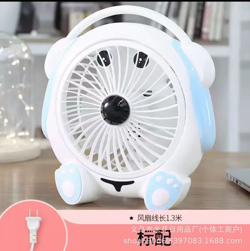 漫画ファン USB ミニ扇風機学生寮サイレント小型扇風機デスクトップファン家庭用小型テーブルファン|undefined
