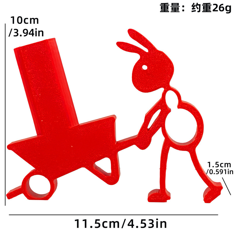 跨境爆品3d打印Ant paper roll holder蚂蚁卷纸架浴室卷纸摆件|undefined