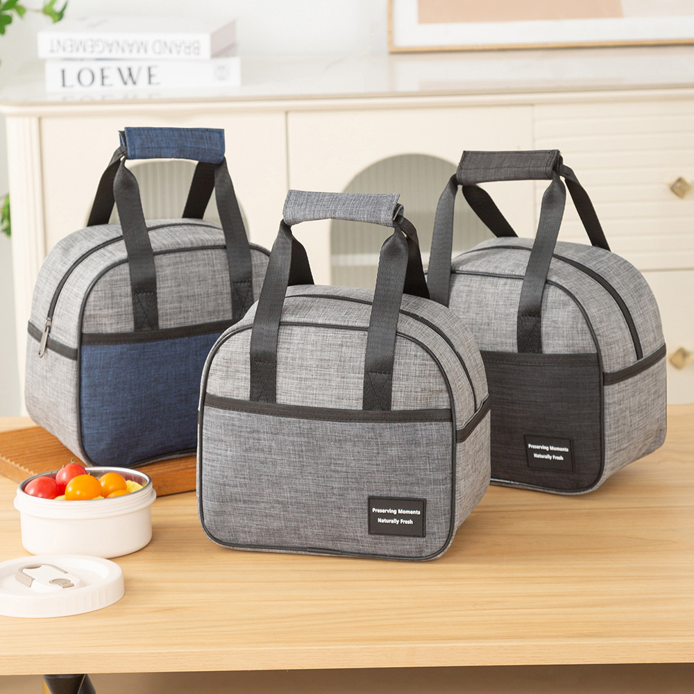 Thickened Portable Lunch Box Bag, Insulated Bag, Large Capacity, Waterproof and Oil-Proof, Thickened Aluminum Foil Lunch Bag, Bento Bag