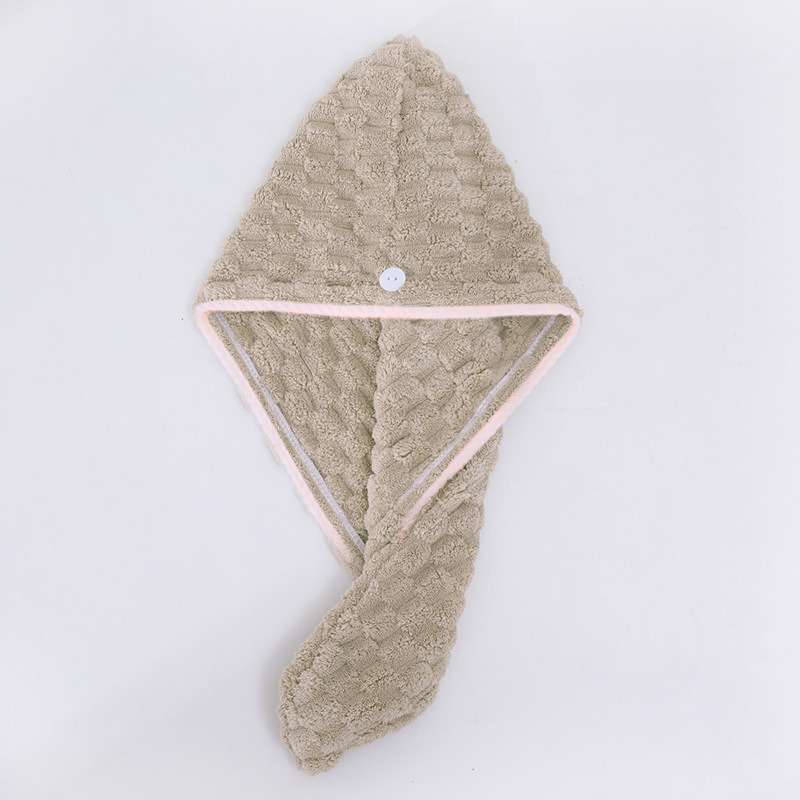 Brown dry hair cap single layer 25x65 (white threaded edge)