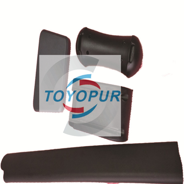 自结皮黑色CLLA PUR扶手 内埋件PU发泡 自结皮