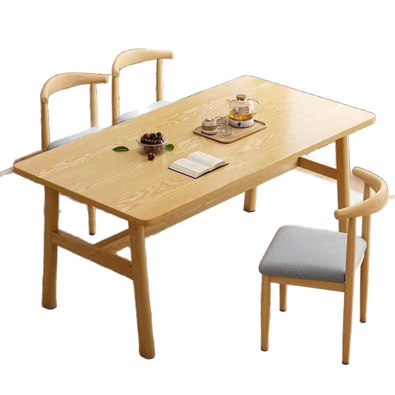 桌子餐桌家用5新小户型简易出租房用吃饭餐饮商用长方形桌椅|undefined
