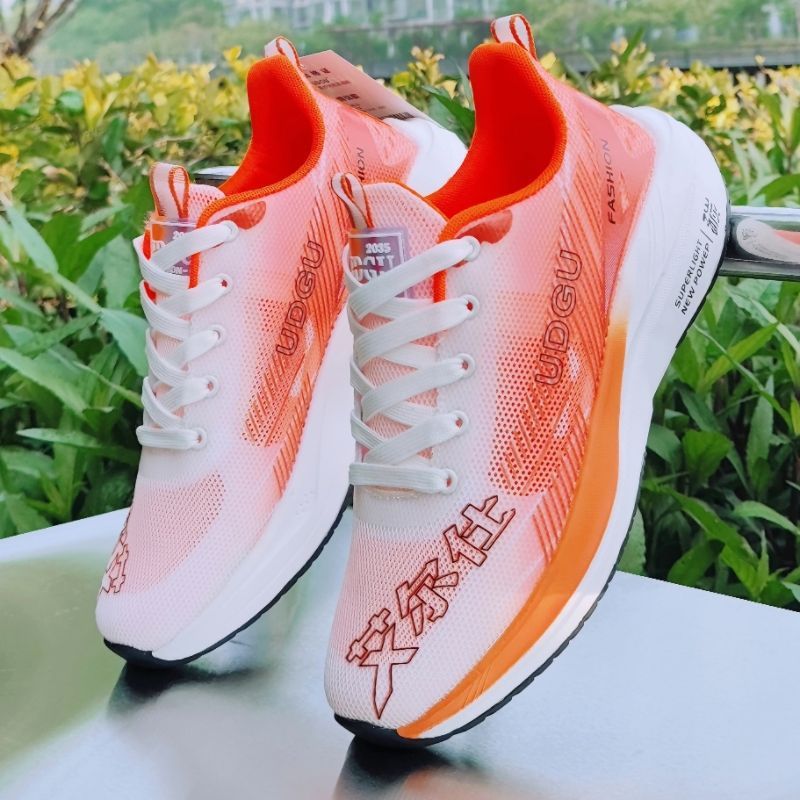 Domestic Udgu Summer Mesh Sports Shoes, Breathable, Anti-Odor, Anti-Slip, Ultra-Lightweight, Student Running Shoes, Youth Children's Shoes for Women