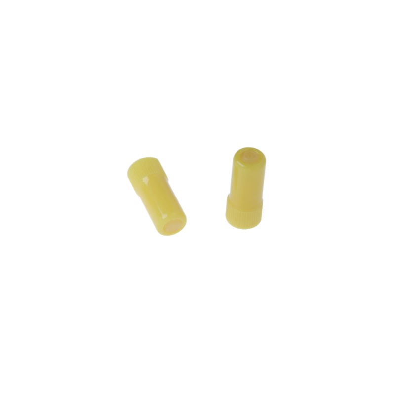 Comercio exterior exportación de tapa de heparina desechable tapa de heparina plástico transparente conector amarillo conector intravenoso