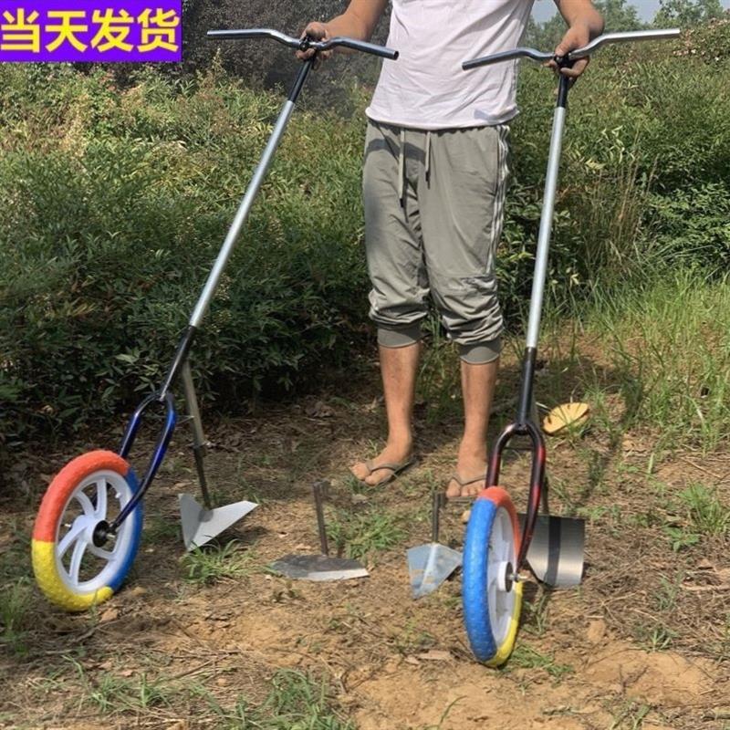 小型除草一体机起开沟犁地旋耕起垄垄农用松土开沟翻土耕地机