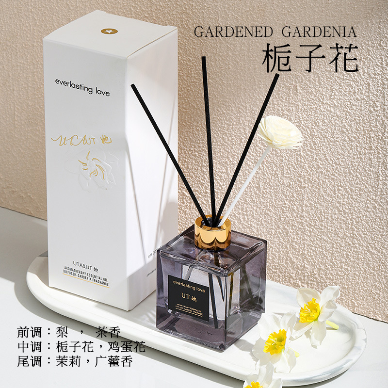 Aceite esencial aromático sin fuego UTA aromático aromático refrescante de aire duradero habitaciones domésticas baños inodoros de gran capacidad de expansión