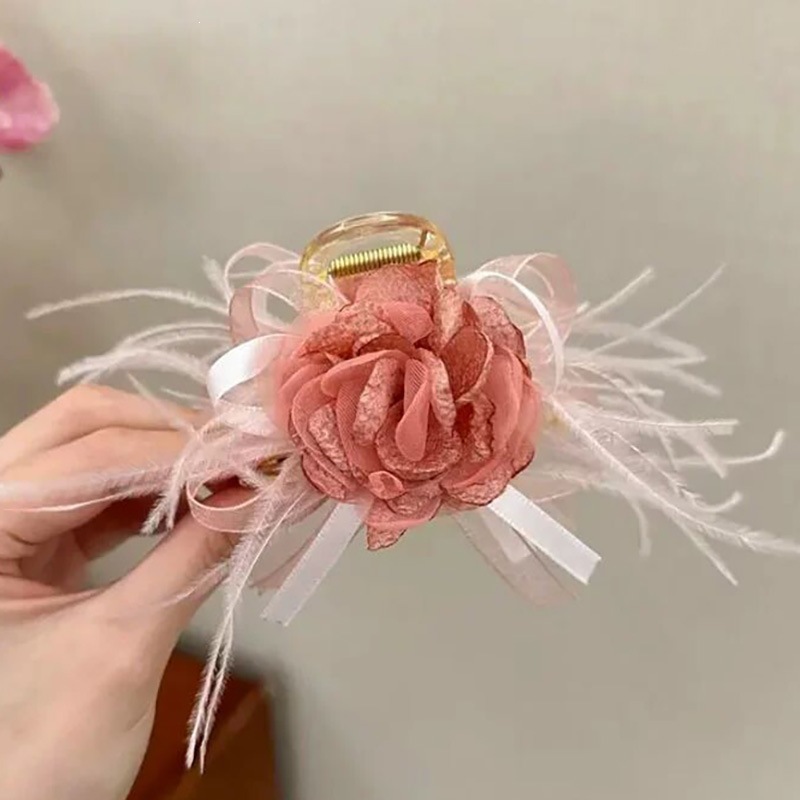 Satín de alta sensación, arco negro grande, clip de tiburón, toque de cabeza, clip de nube, clip de agarre, clip de cabello, tarjeta de cabello de mujer