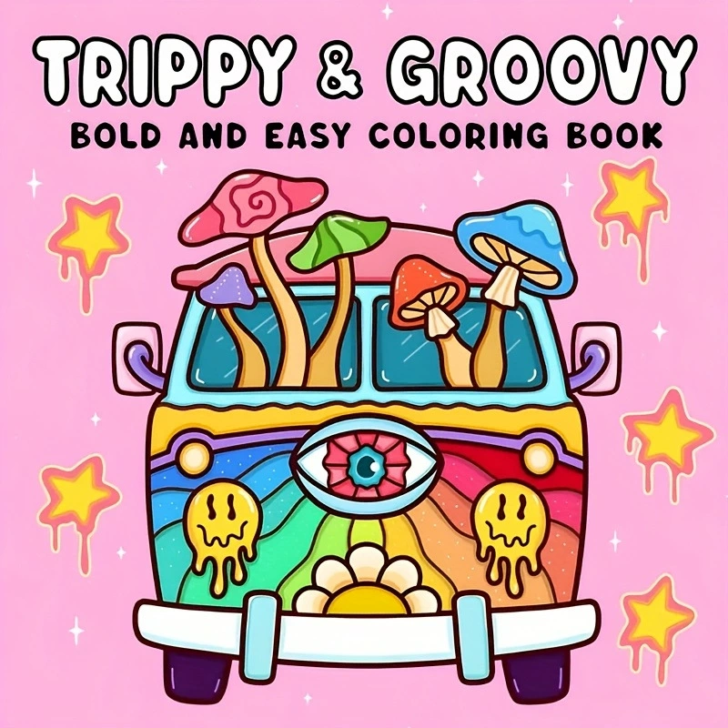 Раскраска (CocoWyo) Spooky Cutie — взрослая и подростковая граффити-иллюстрационная книга, различные цвета обложки