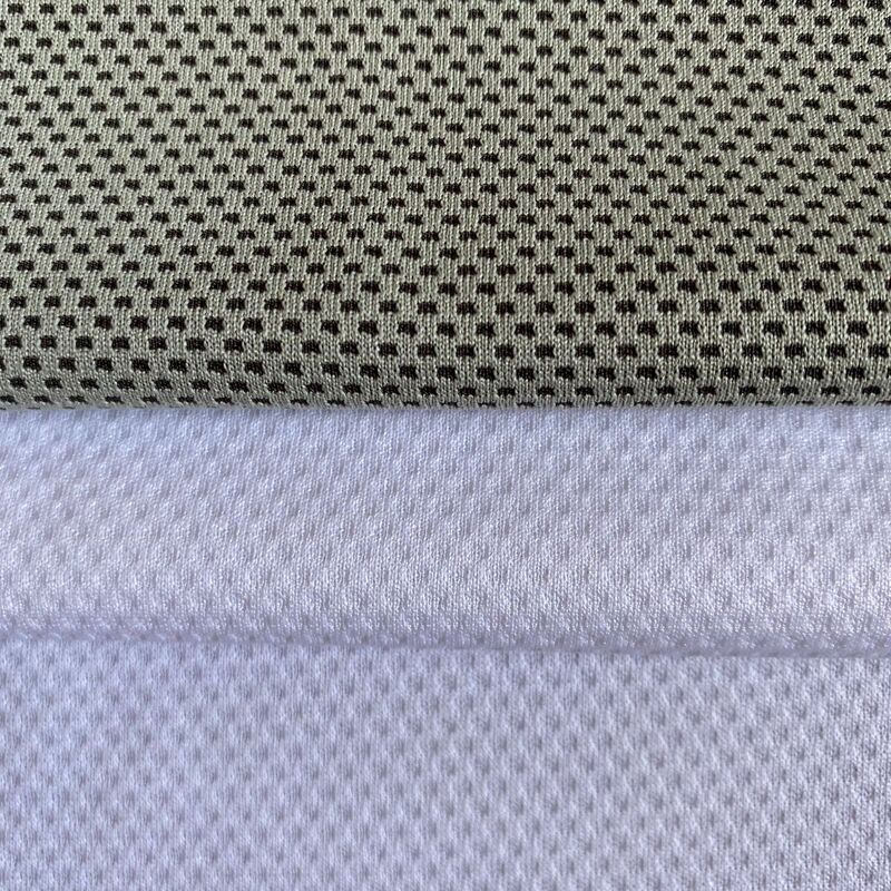 160g cationic two-color cold fabric Adi two-color cold honeycomb fabric sports towel vest cool fabric