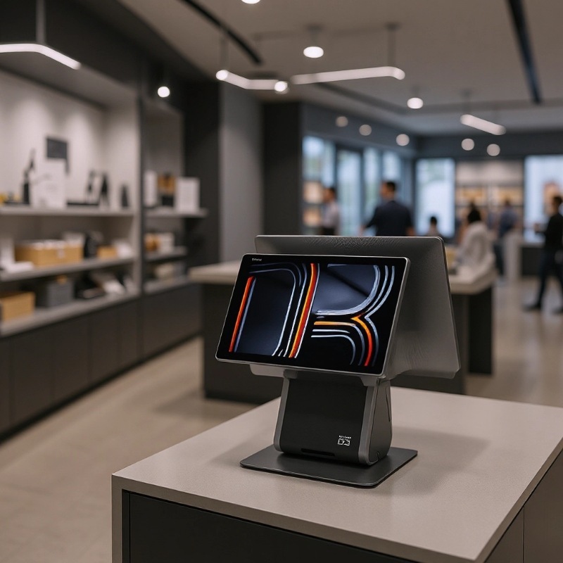 SUNMI商米D3收银机安卓14内置80MM热敏打印零售母婴餐饮美业店会