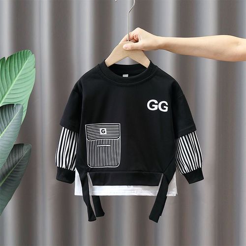 Boys' Spring and Autumn Set 2025 New Arrival Cute and Fashionable Children's Clothing Trendy Baby Spring Season Popular Style Sweatshirt