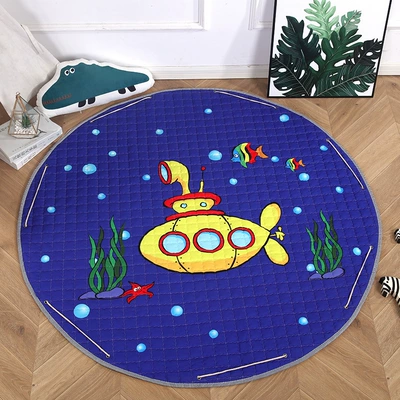 Avtomobil döşəmə paspasları Floor Mat Kids Parent-Child - submarine-diameter-145cm