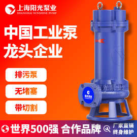 【定制】WQK/QG带切割装置潜水排污泵潜水泵厂家上海阳光泵业