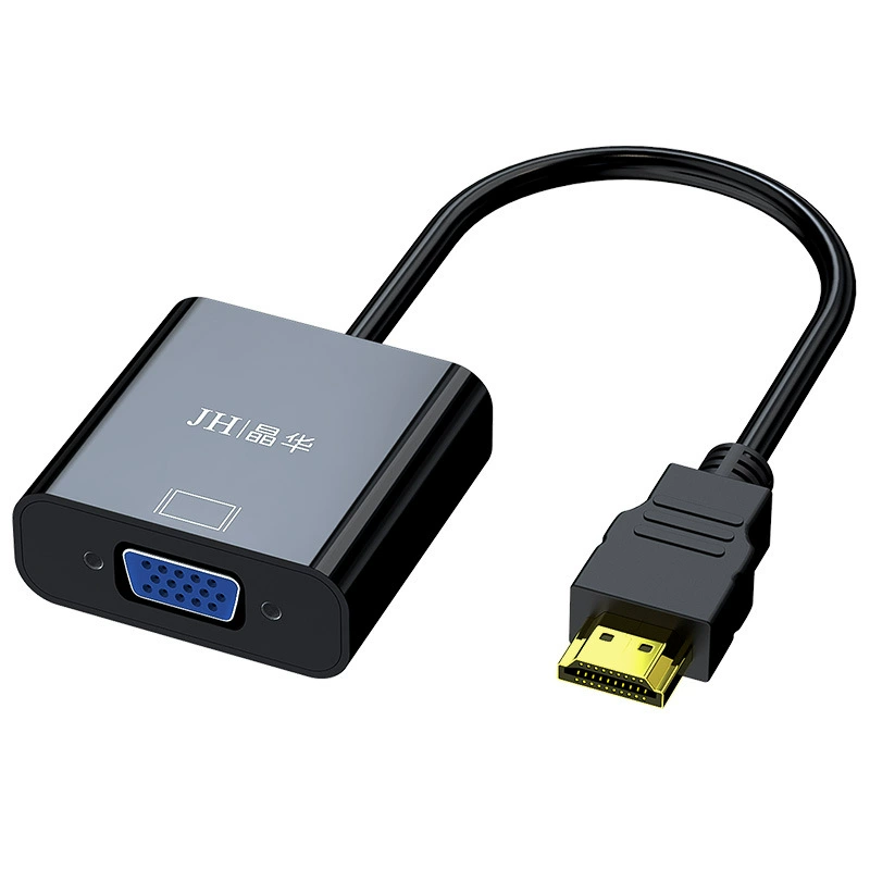Кабель HDMI к VGA с питанием и преобразователем аудио, адаптер TV/компьютер, кабель HDMI к VGA высокого разрешения, головка