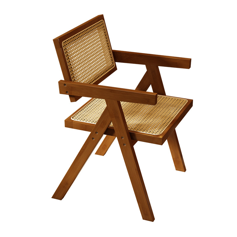 Silla de ocio, café, bar, silla de camping, balcón de hotel, alta calidad de aire, silla de caña con respaldo alto.