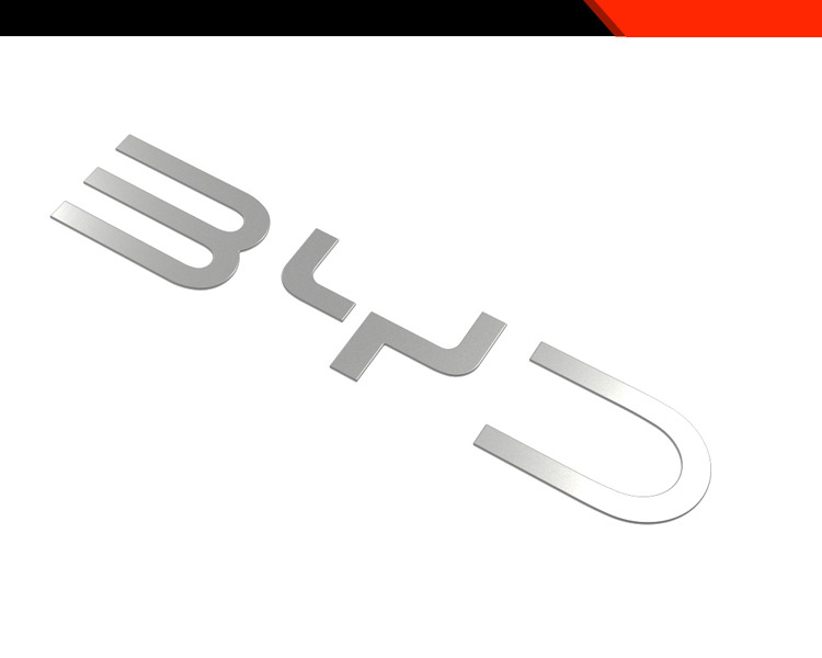 Suitable for Byd Shark 6 Modified Rear Trunk Car Logo Decorative Bright Strip Byd Shark Pickup Car Supplies