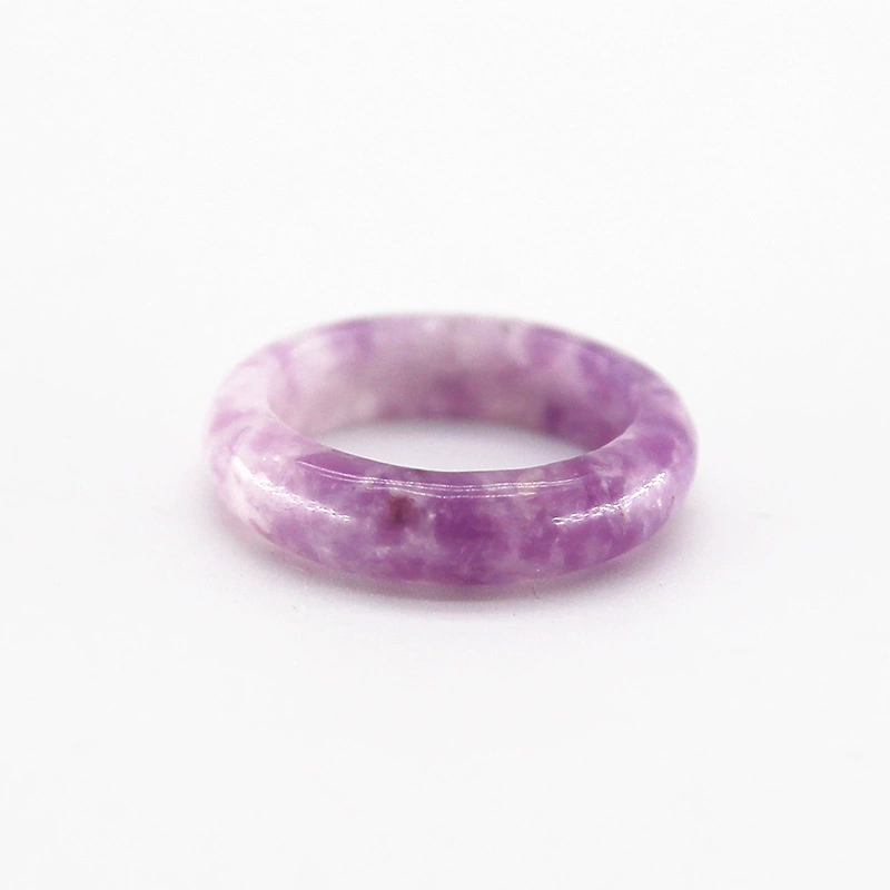 Organic agate crystal, jasper jade, ring, (Cross-border trading)