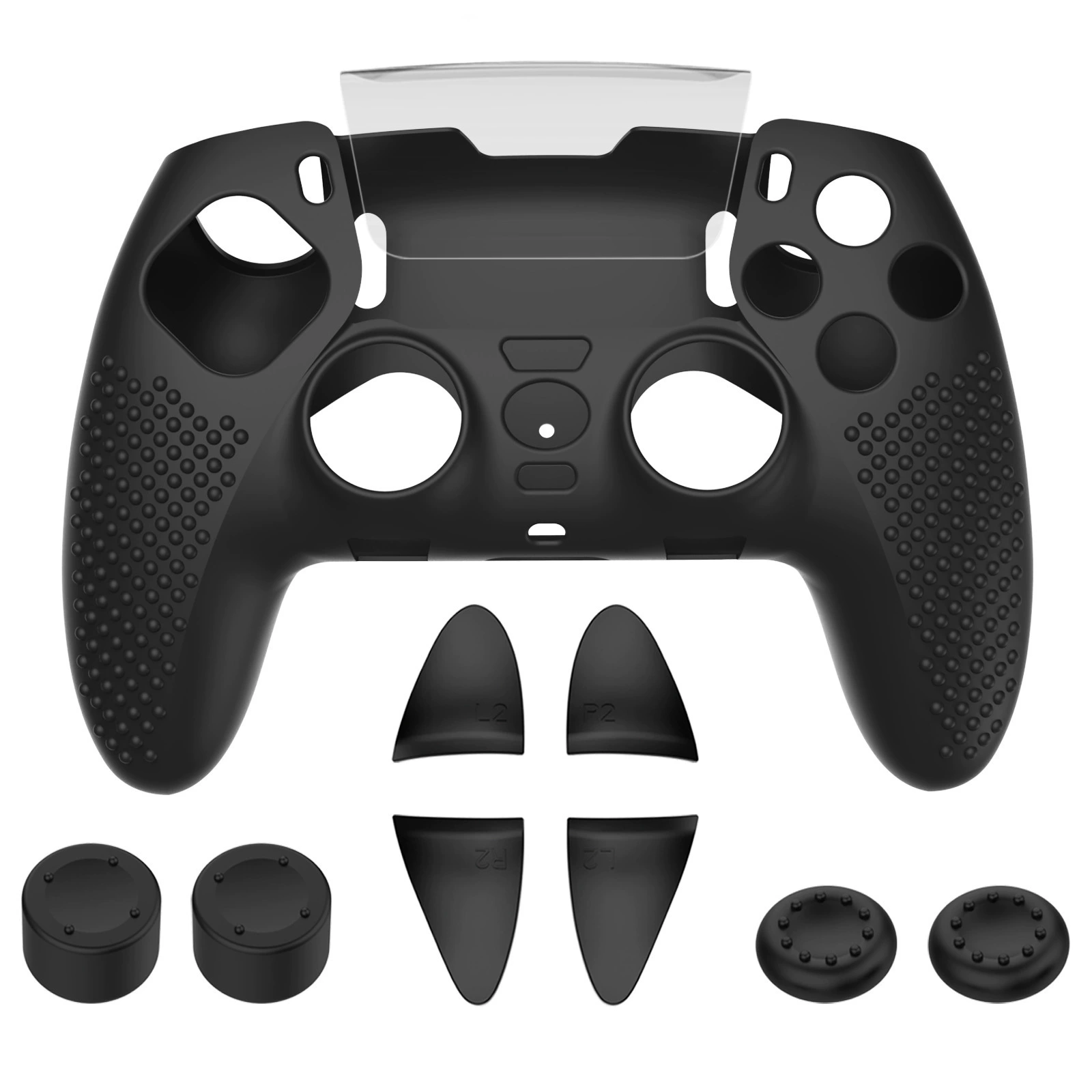 Защитная крышка силиконовая для рукоятки PS5 SLIM Elite Edition Pro, кнопка триггера, колпачок- rocker, кросс-бордер эксклюзив поставка