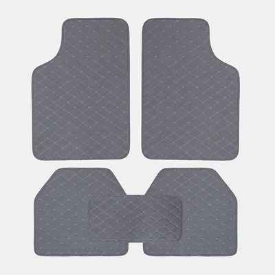 Universal Foot Pad, five-piece set of car floor - gray-universal-five-piece-set