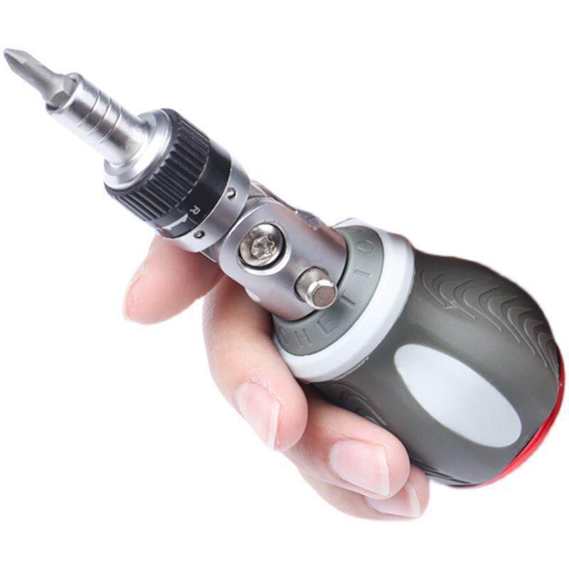 Kit de destornillador de trinquete universal japonés ajustable multifuncional para inserción de tornillo de forma especial