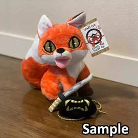 跨境新款 Ghost of Tsushima Fox Plush 对马岛之魂公仔毛绒玩具