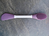 Double-sided face mask, silicone brush for face washing, cleansing milk for face, easy application