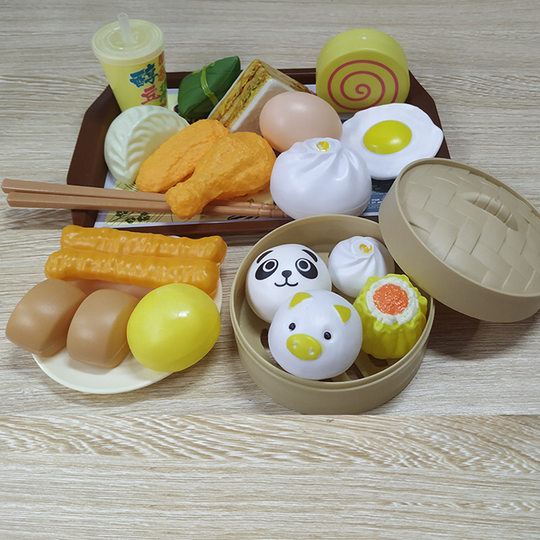 儿童过家家厨房玩具小笼包宝宝早点仿真蒸笼做饭食物套装男孩女孩