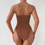 Сексуальный комбинезон, приятное телу приталенное боди, европейский стиль, V-образный вырез, в обтяжку