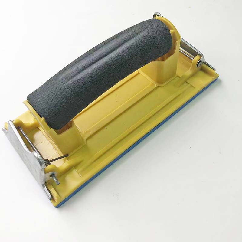 海绵护手砂纸架砂皮架墙面打磨工具砂纸夹海绵手柄木工砂架