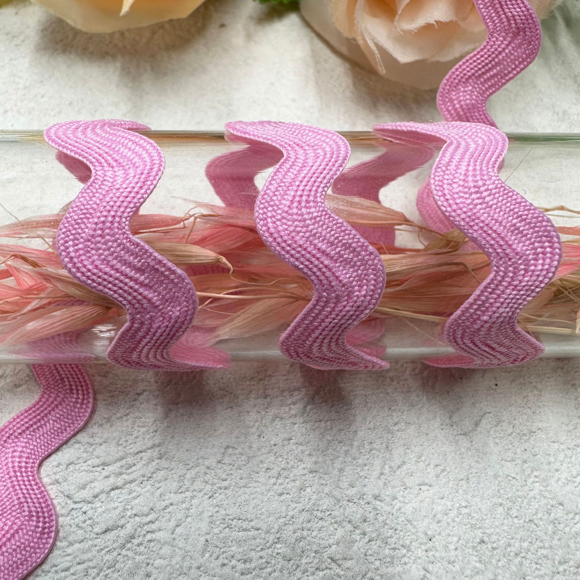 8mm onda sólida en forma de S curva banda de encaje cortina sombrero ropa infantil joyas de boda accesorios de ropa