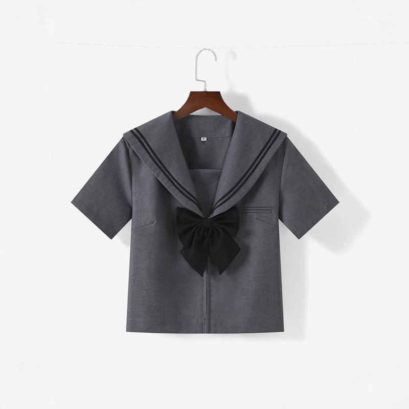 工厂直发灰二本正版JK制服水手服JK校供感百褶裙JK裙JK制服女套装|undefined