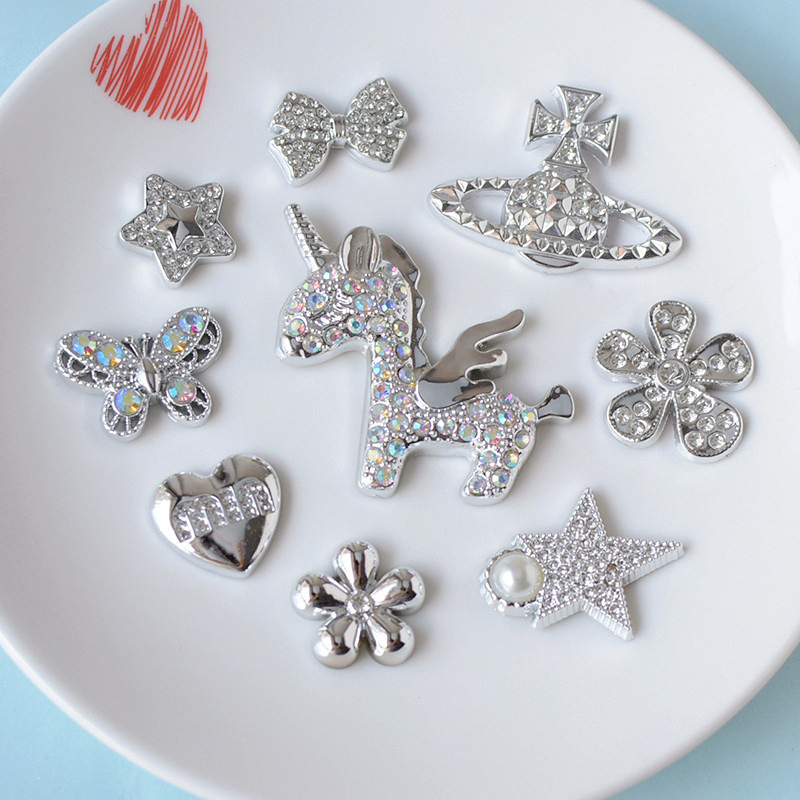 Hot Selling Electroplating Unicorn Butterfly Jewelry Accessories Hair Accessories Hole Shoes DIY Wholesale Pj1792 Hot Selling Electroplating Unicorn Butterfly Jewelry Accessories Hair Accessories Hole Shoes DIY Wholesale Pj1792