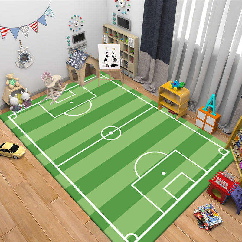 Transfronterizo Amazon temu alfombra de ajedrez volador campo de fútbol sala de estar sofá manta en nombre de la manta de la cama del dormitorio de la habitación de la niña