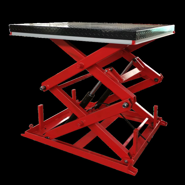 现货1吨全电动升降平台 动液压平台车升降机剪式搬运车