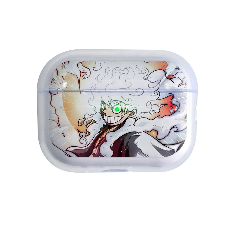 Luffy airpodspro Protective Case Transparent airpods4 Protective Case for Apple Headset Pro2 Luffy airpodspro Protective Case Transparent airpods4 Protective Case for Apple Headset Pro2
