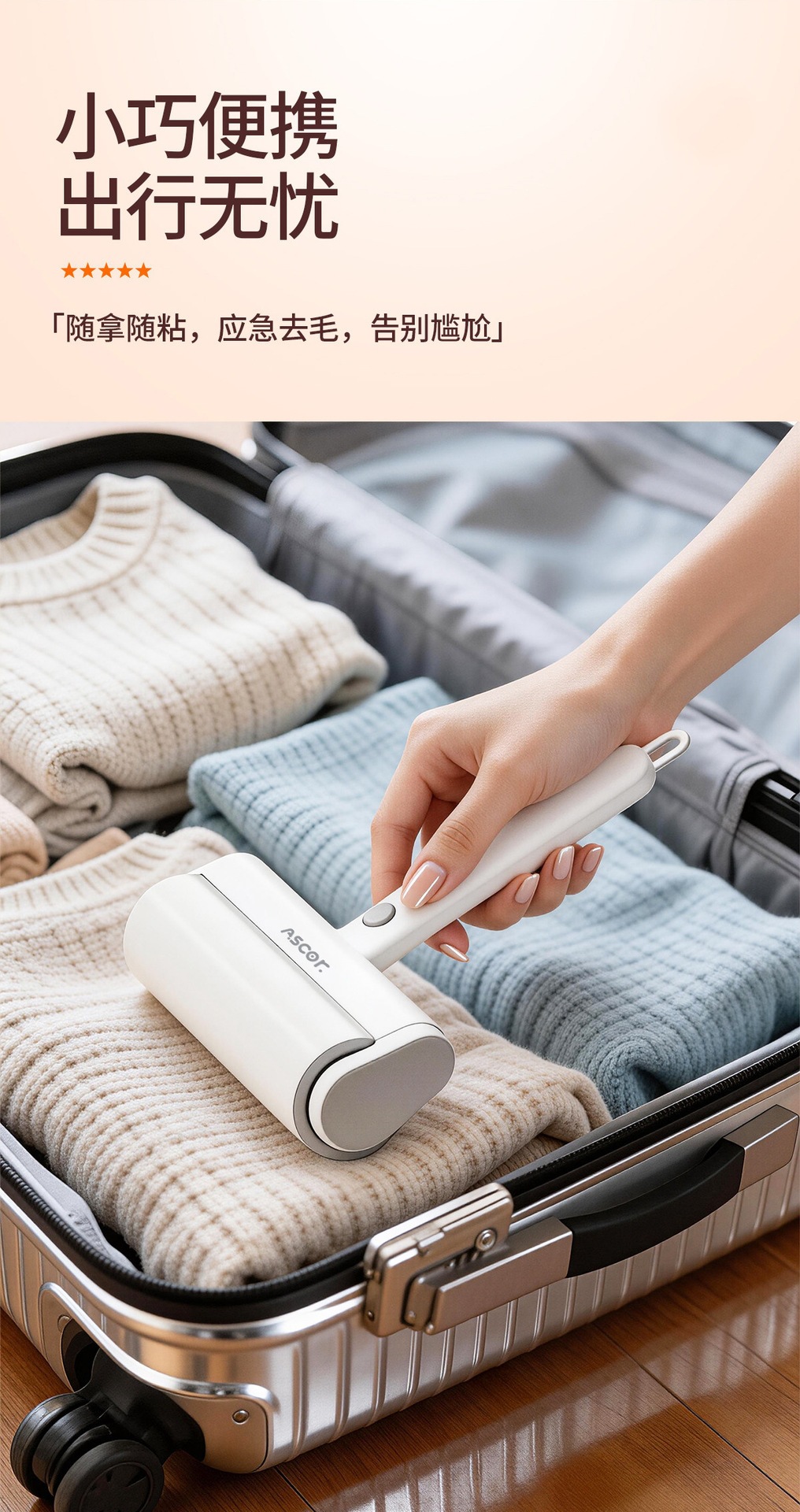 Kleberoller Fusselrolle abziehbar Ersatzrolle Haarentferner Haustier Tierhaarentferner Zuhause Kleidung Haare Reinigung Fusselentferner Rolle