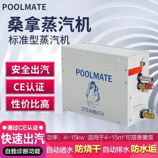 POOLMATE steam engine electric heating steam generator sauna stove bathroom household commercial wet steam machine equipment