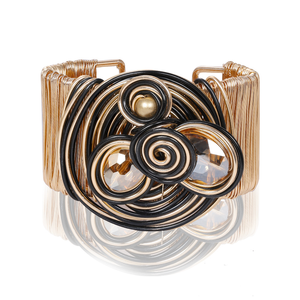 Retro Copper Plastic Handmade Bangle 1 Piece