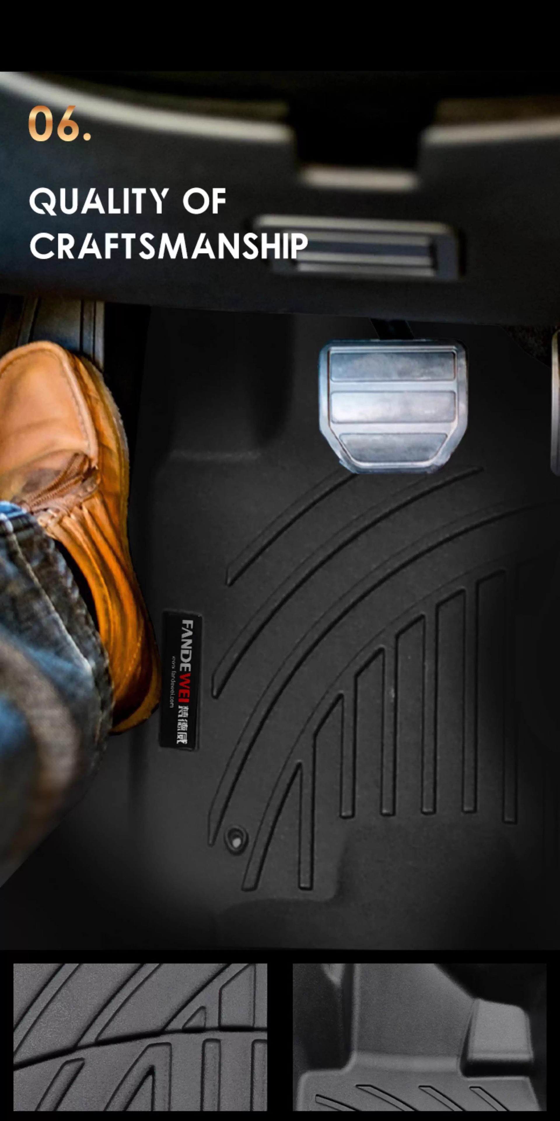 Suitable for Toyota Lc100 Floor Mats, Land Cruiser, Land Cruiser 4700, 4500 Trunk Mats