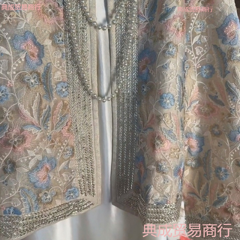 新中式女装国风重工提花刺绣外套轻奢高级感老钱风长袖|undefined