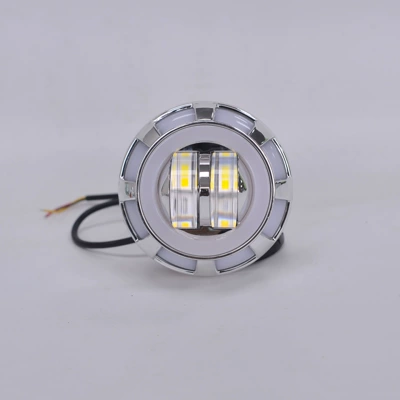 Motorcycle headlights, headlights Devil Eye Motorcycle Light Led - big-red-and-small-blue-v8-dual-lens