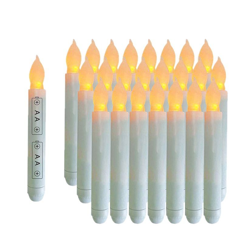 Fabricante de fuente de luz LED cilíndrica para velas electrónicas, vela flotante de plástico larga para decoración de bodas, artefacto de ambiente
